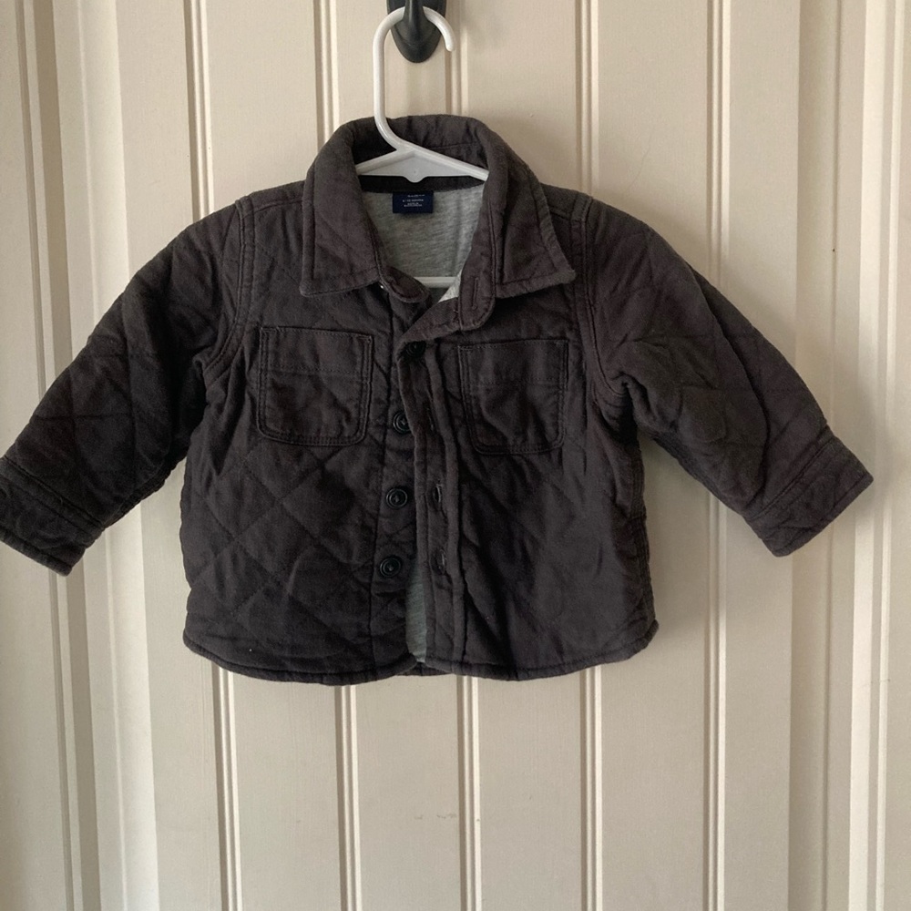 Baby Gap grey quilted jacket